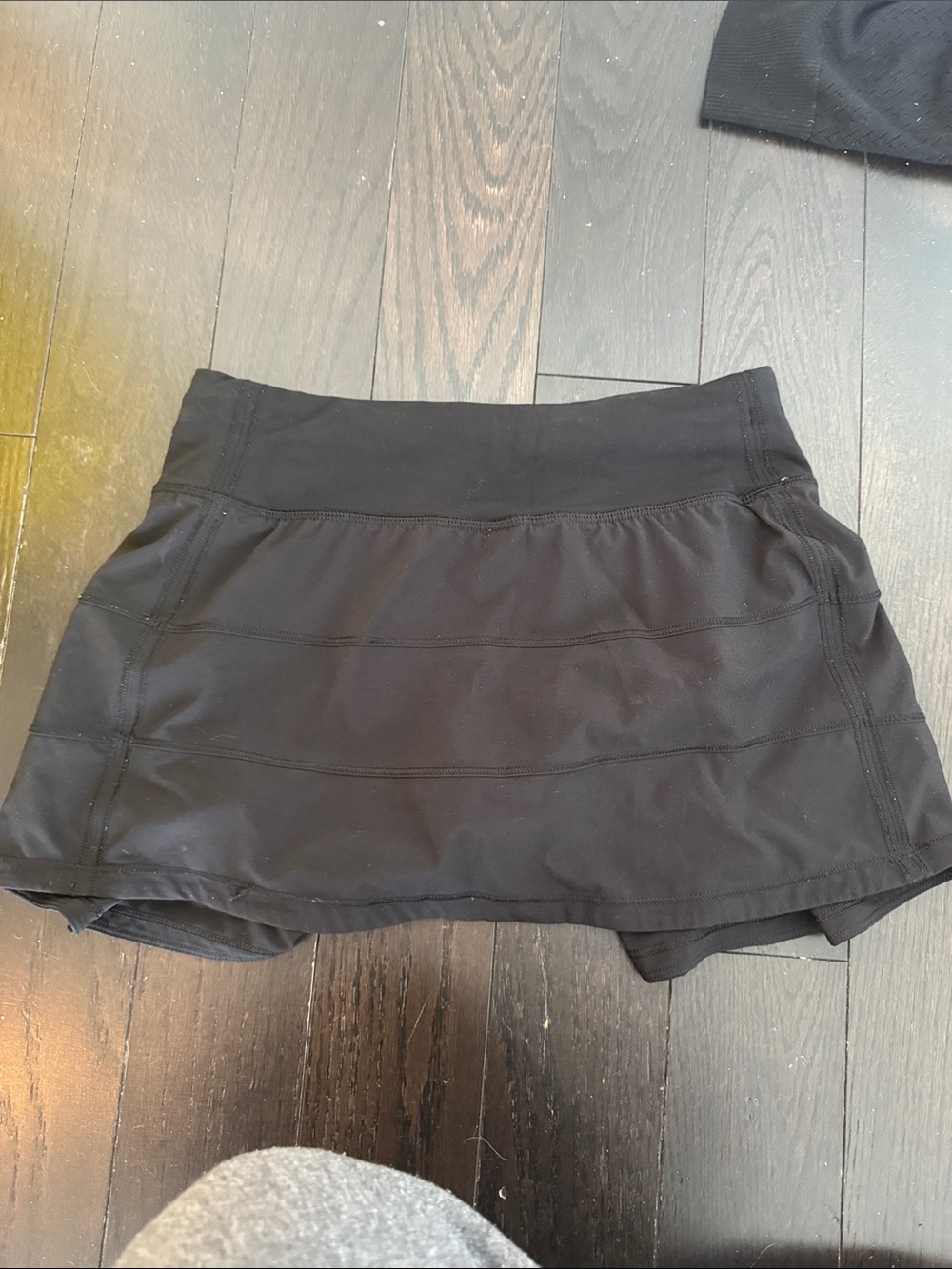 Black Lululemon Pace Rival Skort